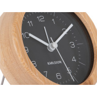 Budík Karlsson KA5923BK Neat Round, 9cm